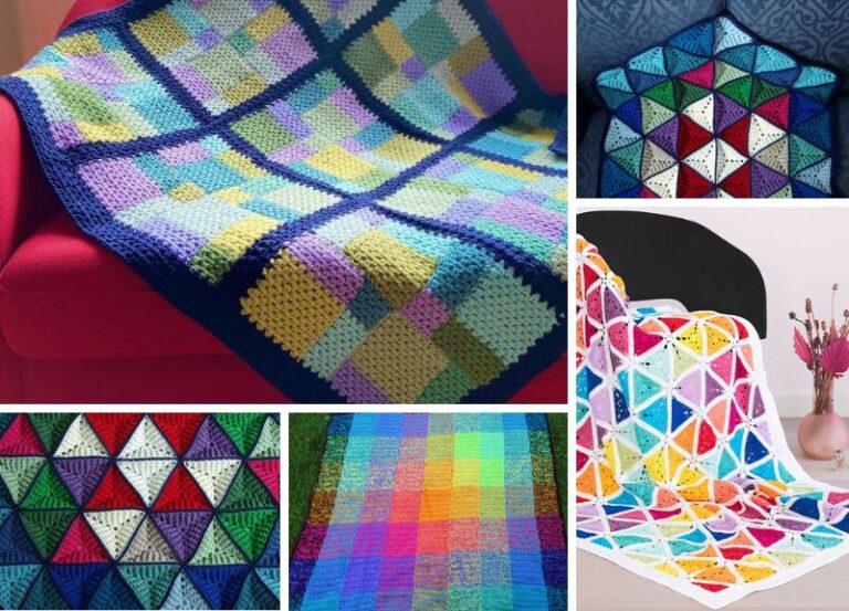 Technicolor Blankets Free Crochet Patterns