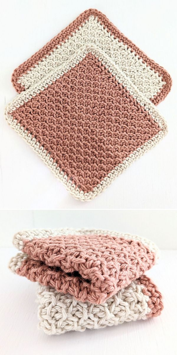 free tunisian washcloth crochet pattern