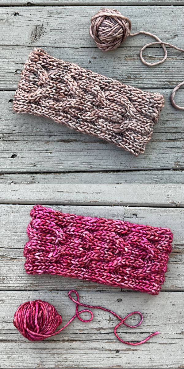 Red Heart Squishy Knit Headband Pattern