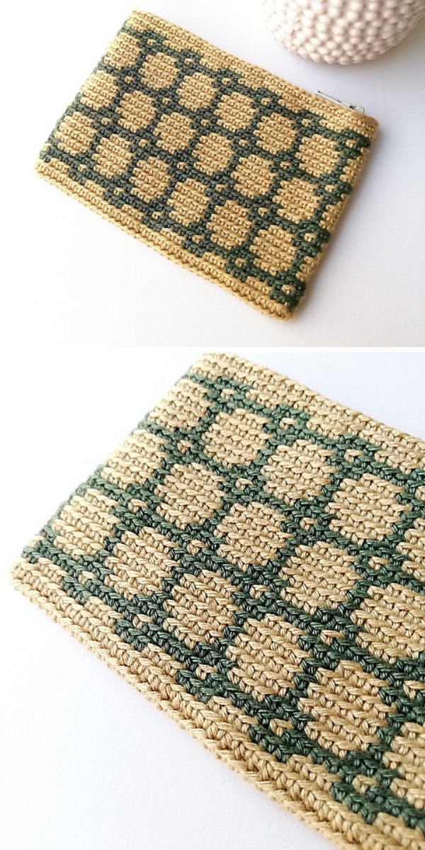 free crochet zipper pouch pattern