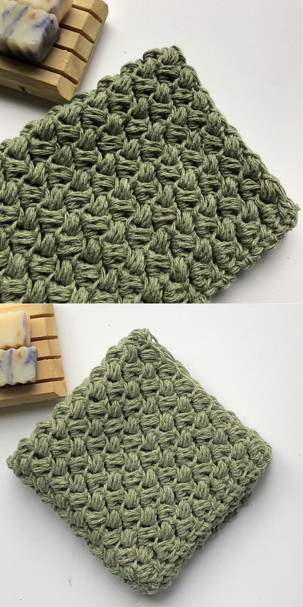 crochet washcloth free pattern