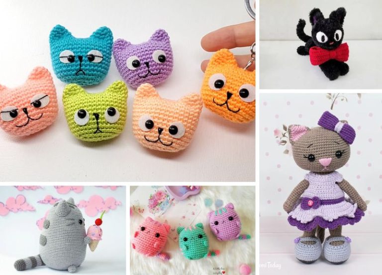 30 Amigurumi Cats Free Crochet Patterns for Cuddling and Play