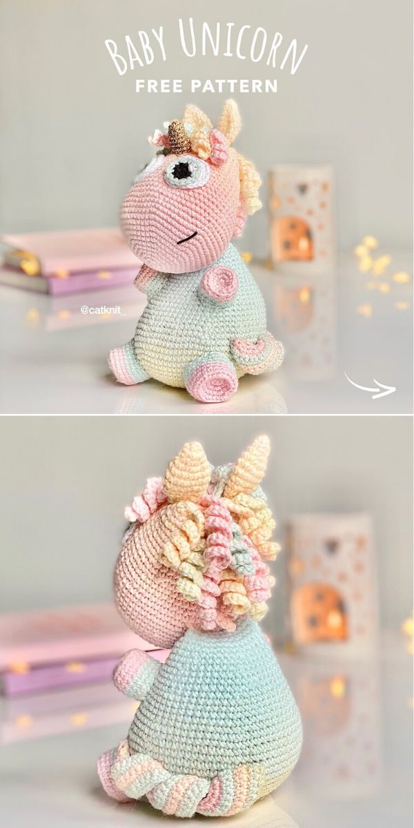 free amigurumi unicorn crochet pattern