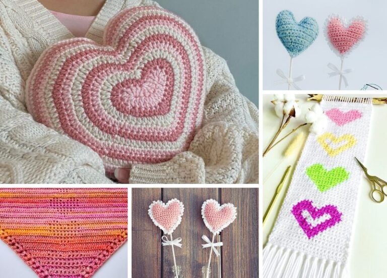 Heart-Themed Crochet Projects