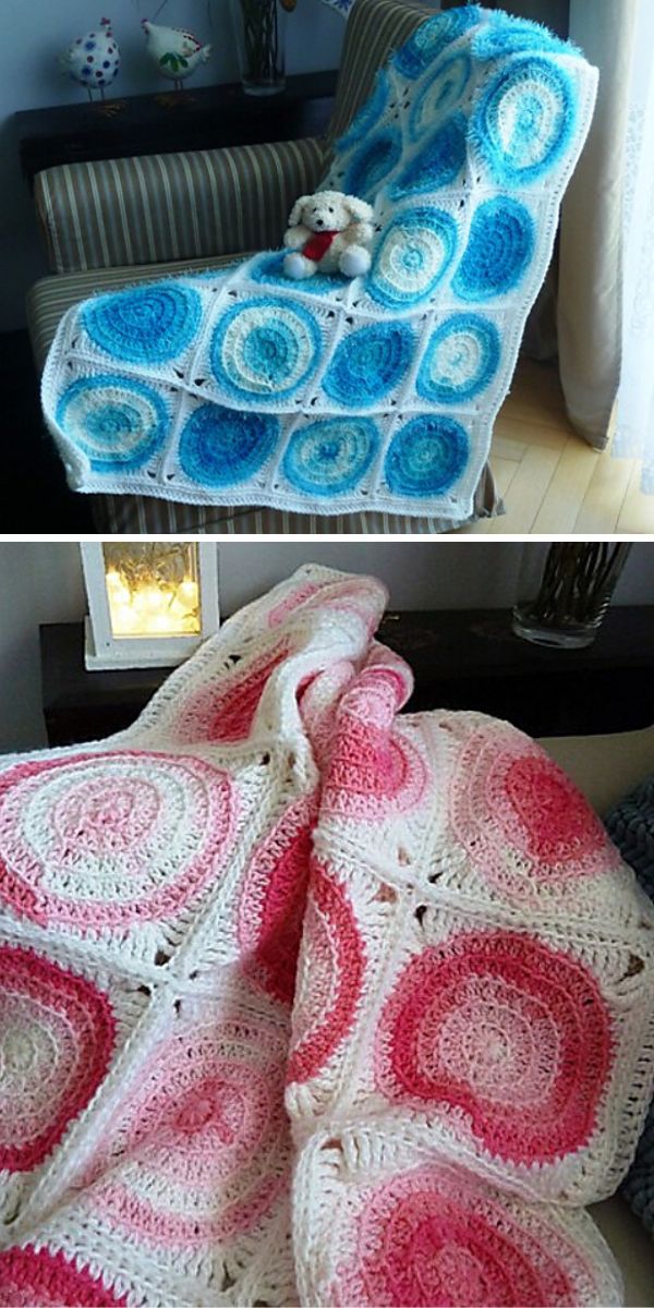 Ravelry: Spring Caron Big Cake Blanket pattern by Tonya Bush