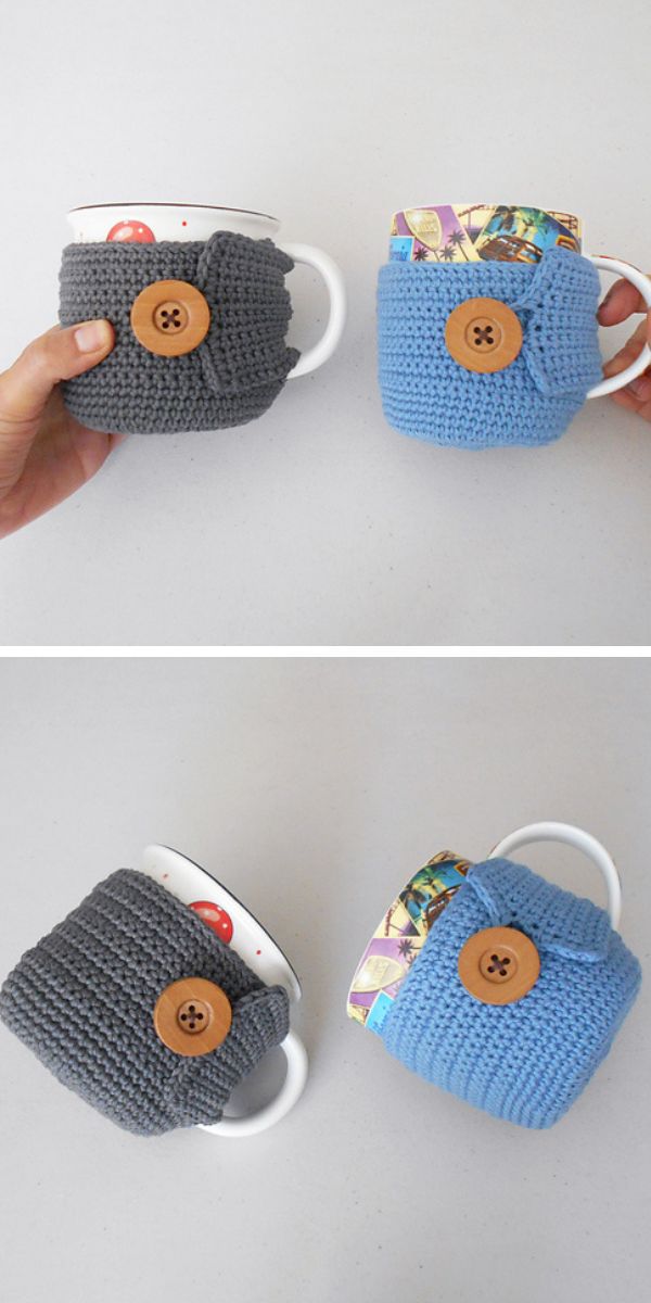 free mug cozy crochet pattern