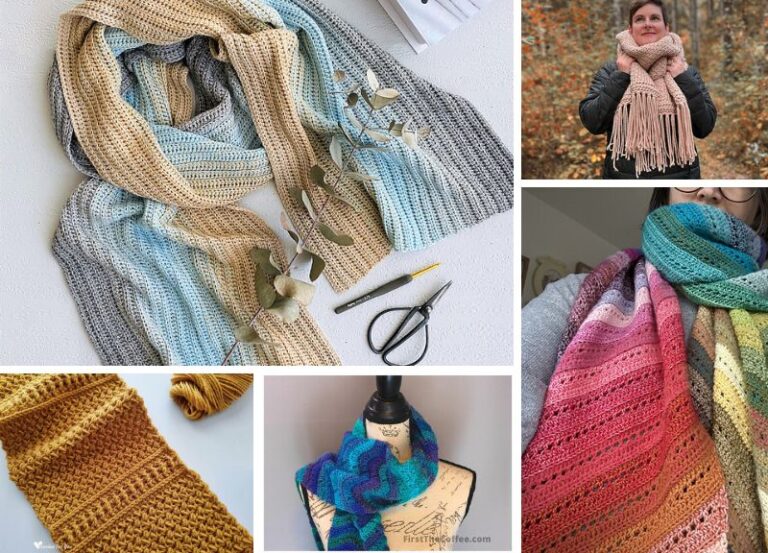 37 Perfect Fall Crochet Scarves Free Patterns