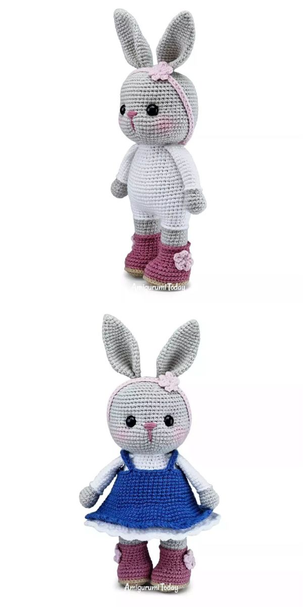 free crochet amigurumi bunny pattern