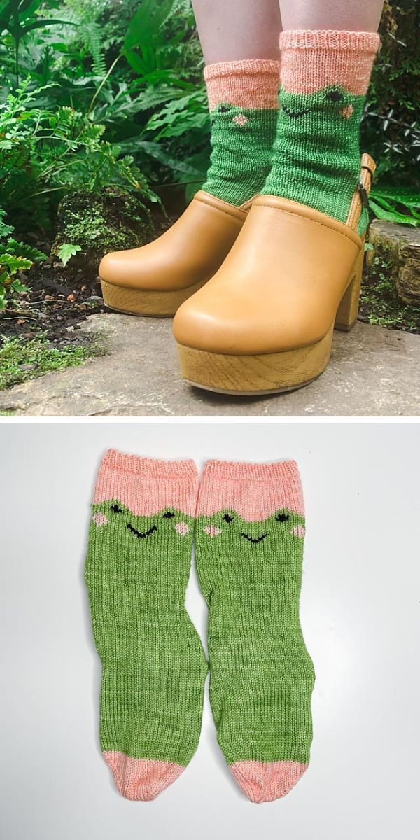 fun knitted socks free pattern