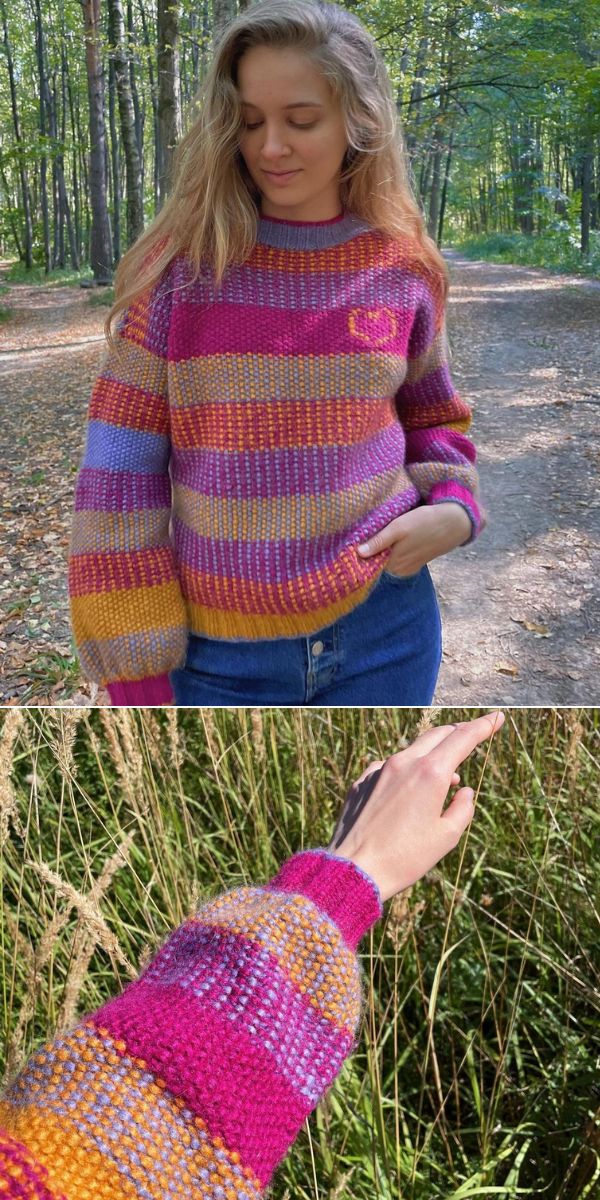 knitted pullover free pattern