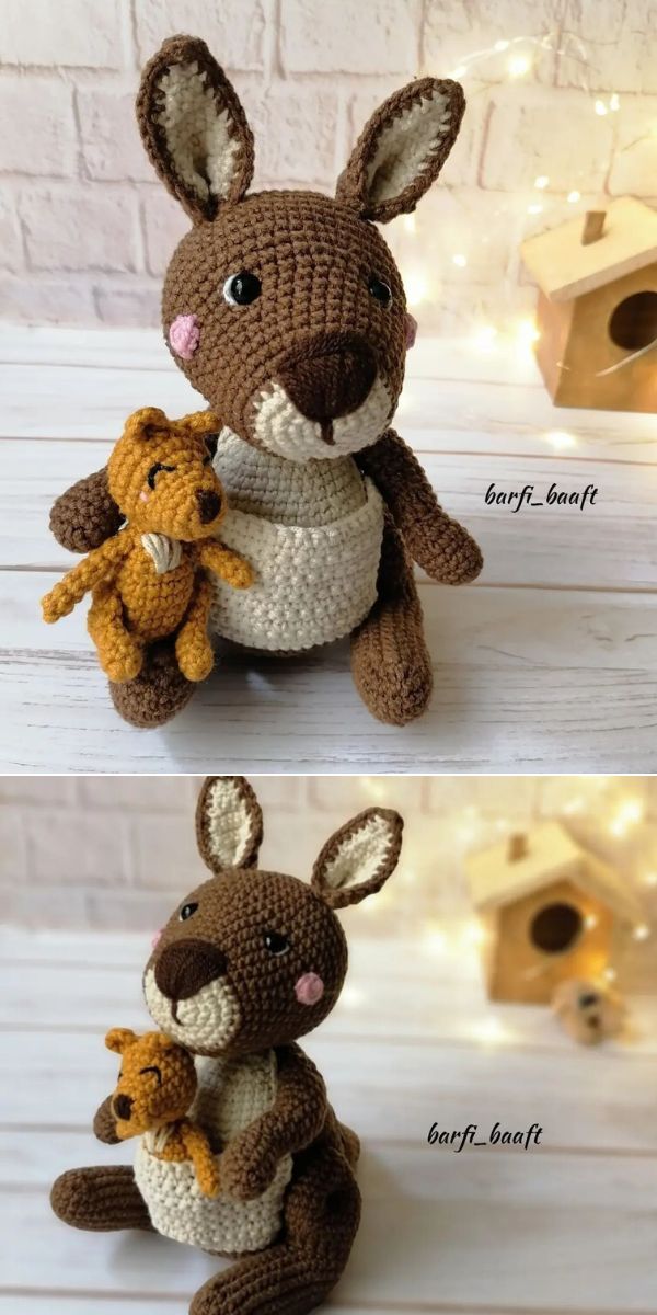 Amigurumi Kangaroo free crochet pattern