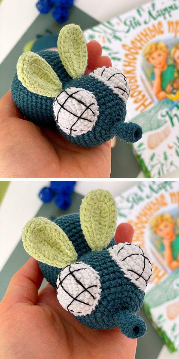 fly amigurumi free crochet pattern