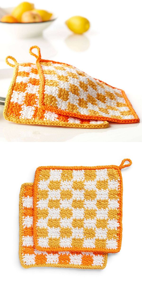 dishcloth free crochet blanket