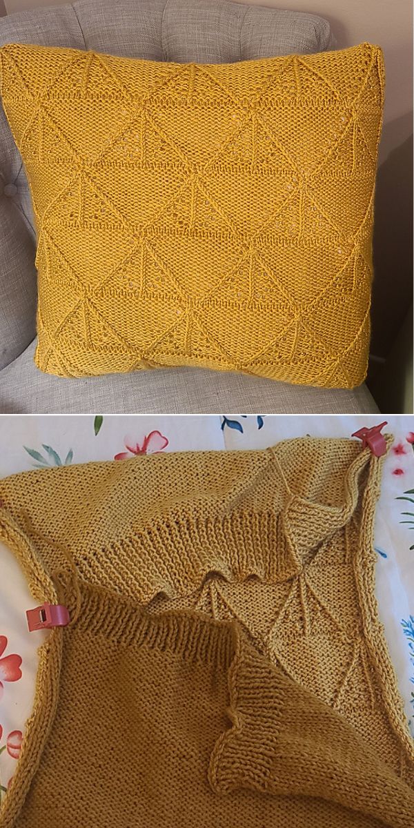 knitted pillow free pattern
