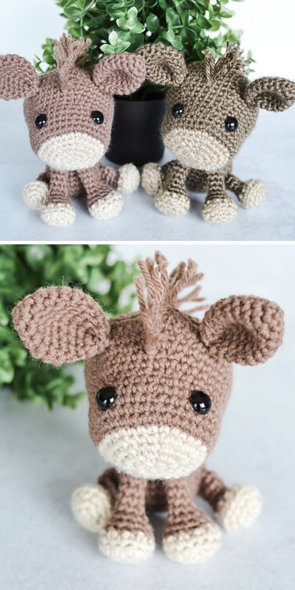 crochet donkey free pattern