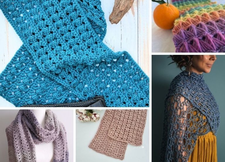 12 Lacy Crochet Scarves
