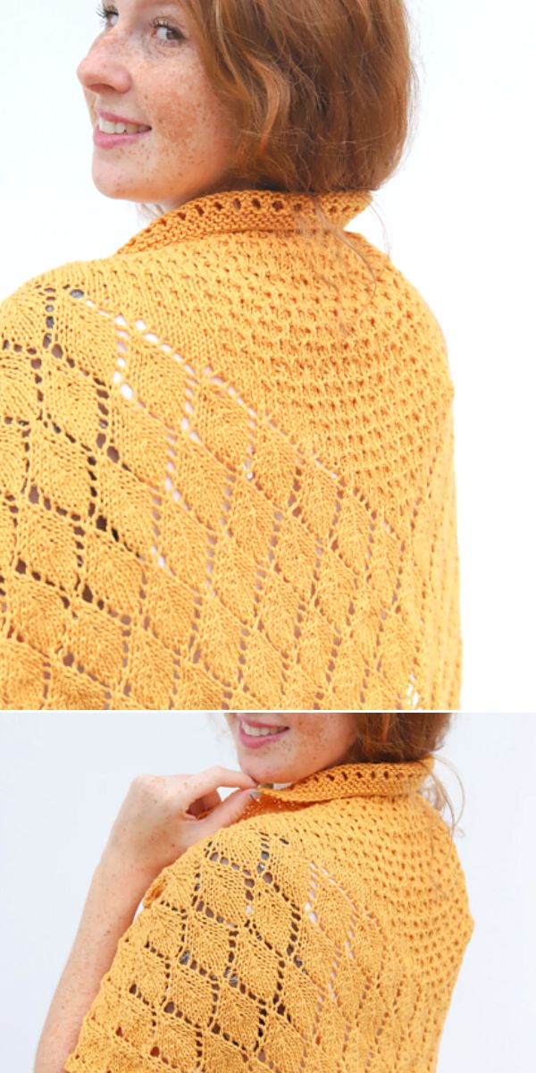 lacy shawl free knitting pattern