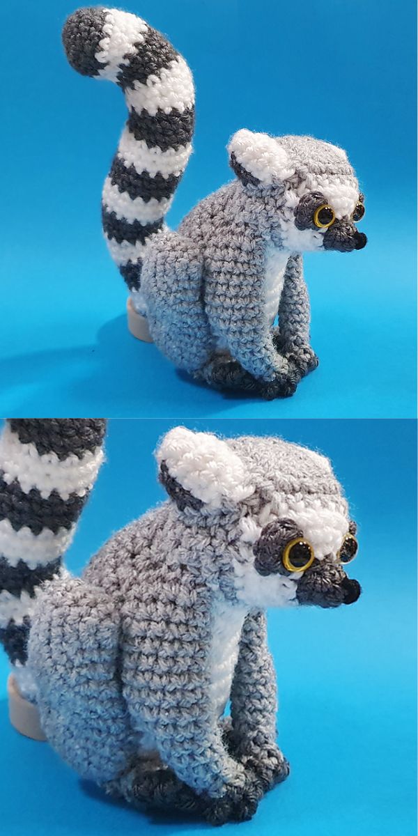 amigurumi lemur free crochet pattern