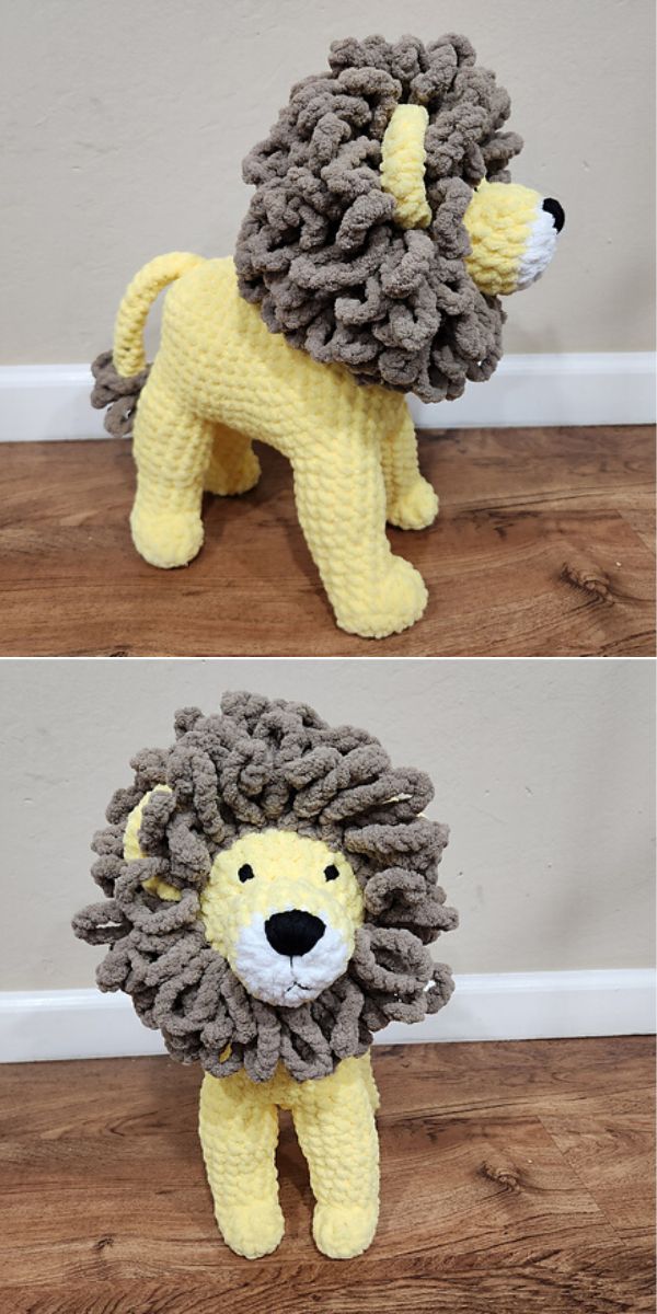 amigurumi lion free crochet pattern