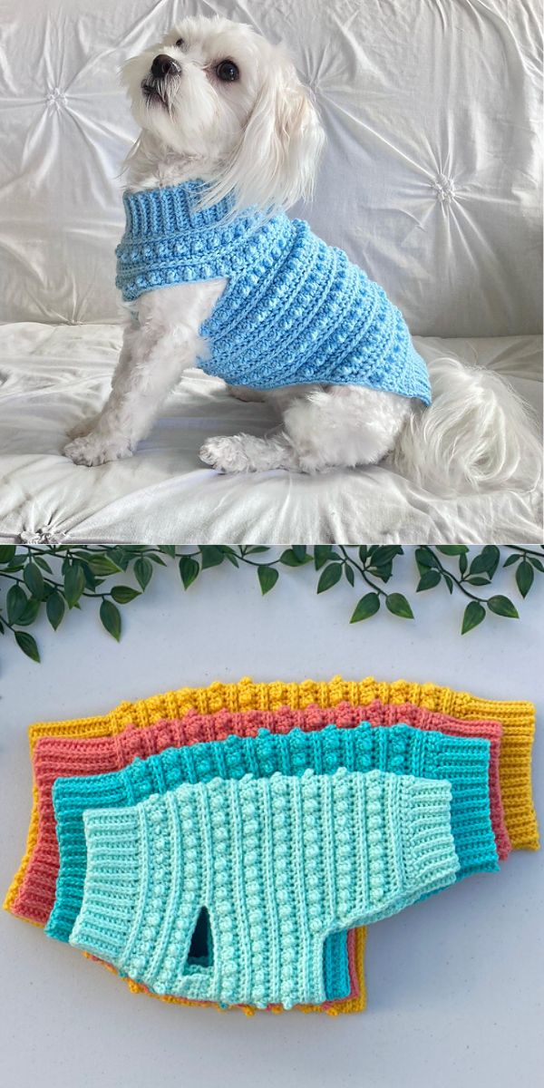 dog jumper free crochet pattern