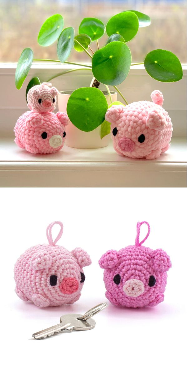 amigurumi pig free crochet pattern
