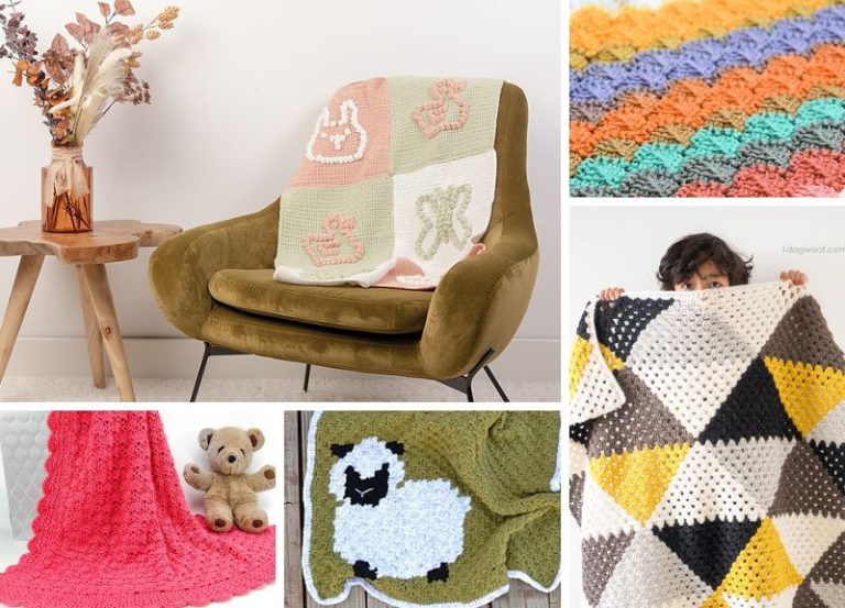 15 Adorable Baby Blankets Free Crochet Pattern