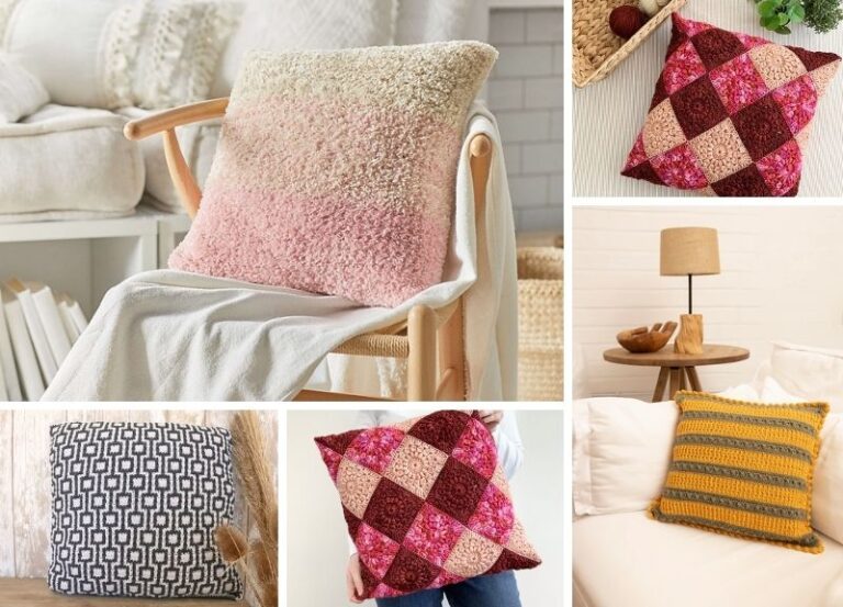 22 Interior Crochet Pillows
