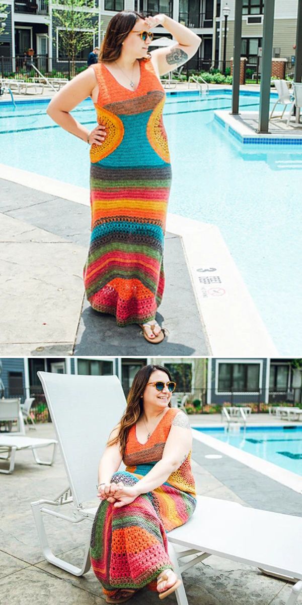 free crochet summer dress pattern