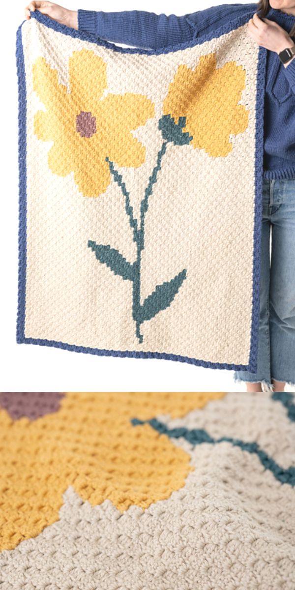 free crochet c2c blanket pattern