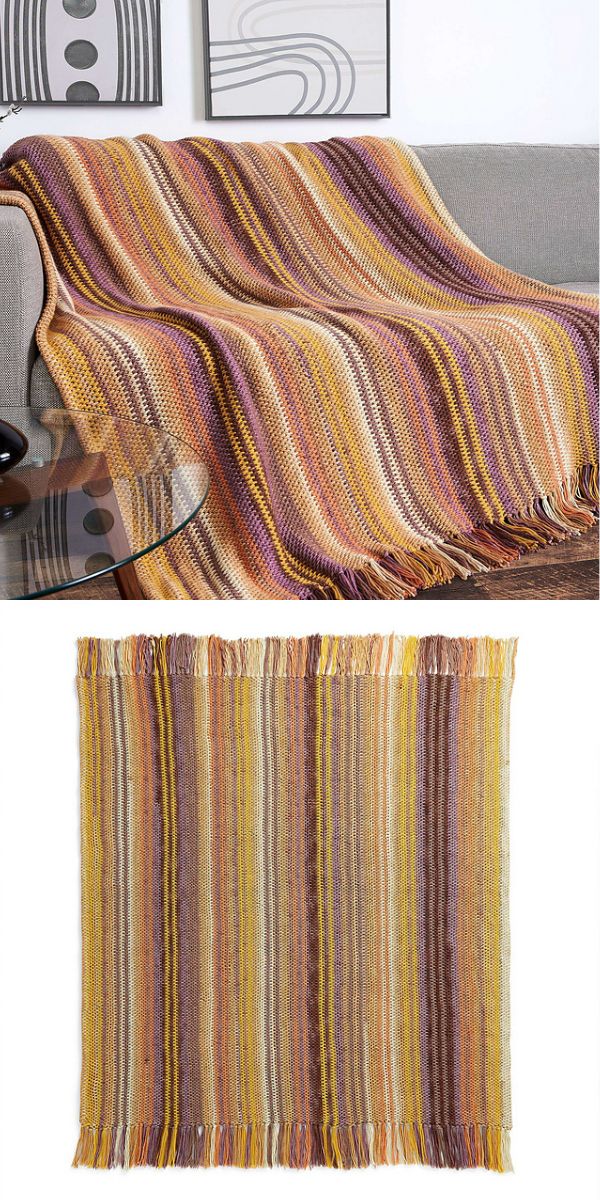 tunisian crochet blanket free pattern