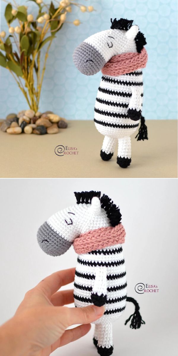 crochet zebra free pattern