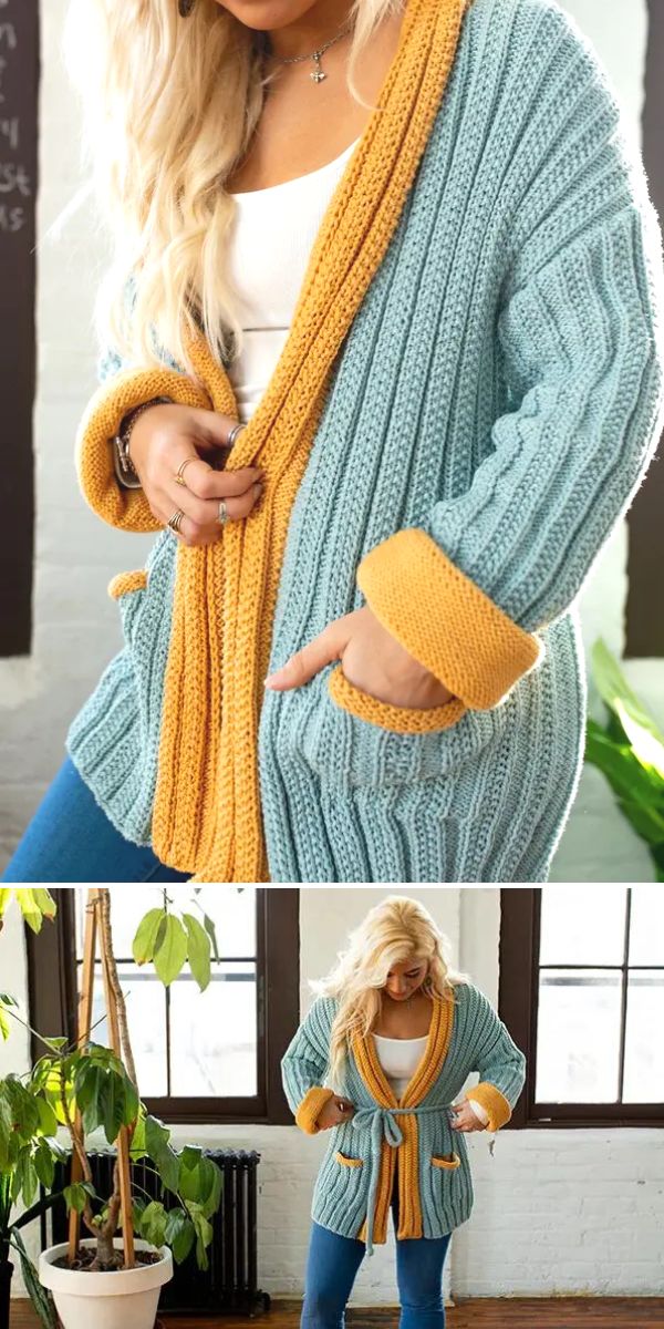 Chunky Feminine Knitted Cardigans – 1001 Patterns