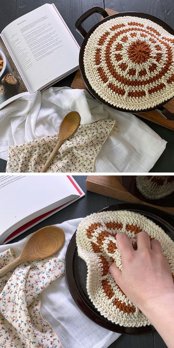 Square Kitchen Pot Holders Pattern - Easy Peasy Creative Ideas