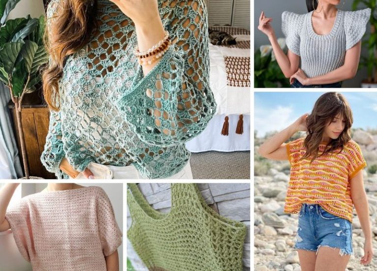 29 Fashionable Blouses and Crochet Tops
