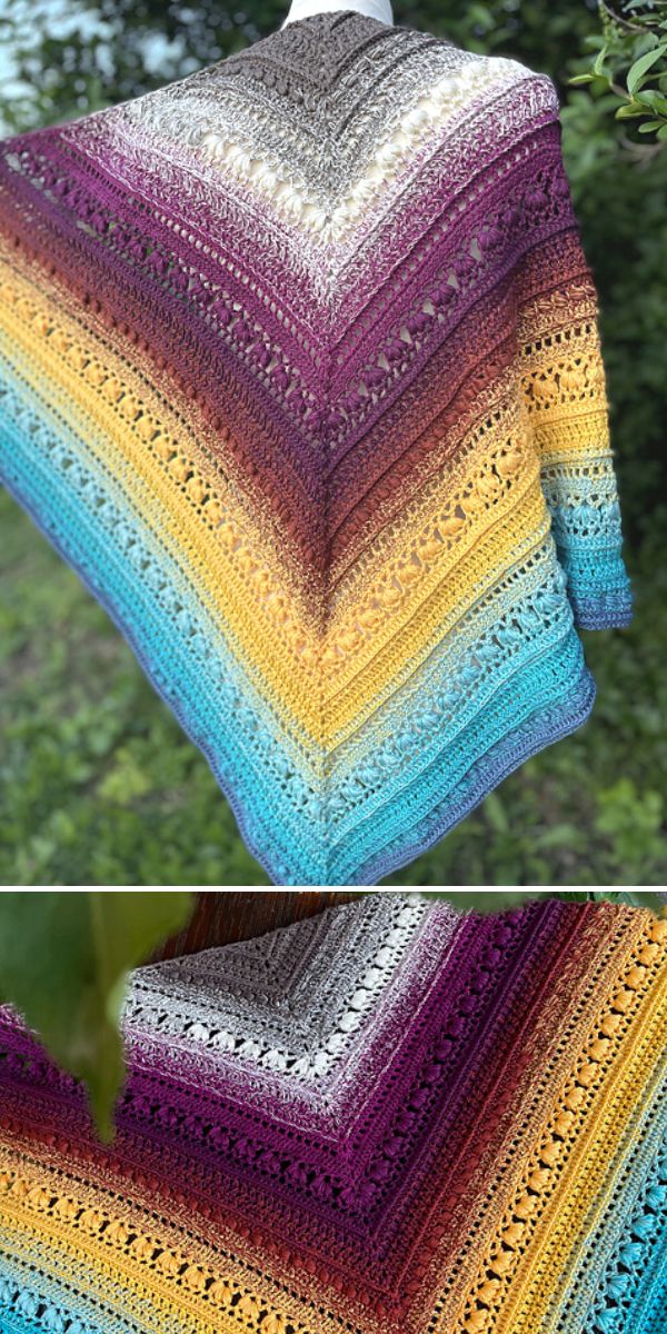 free crochet lace shawl pattern