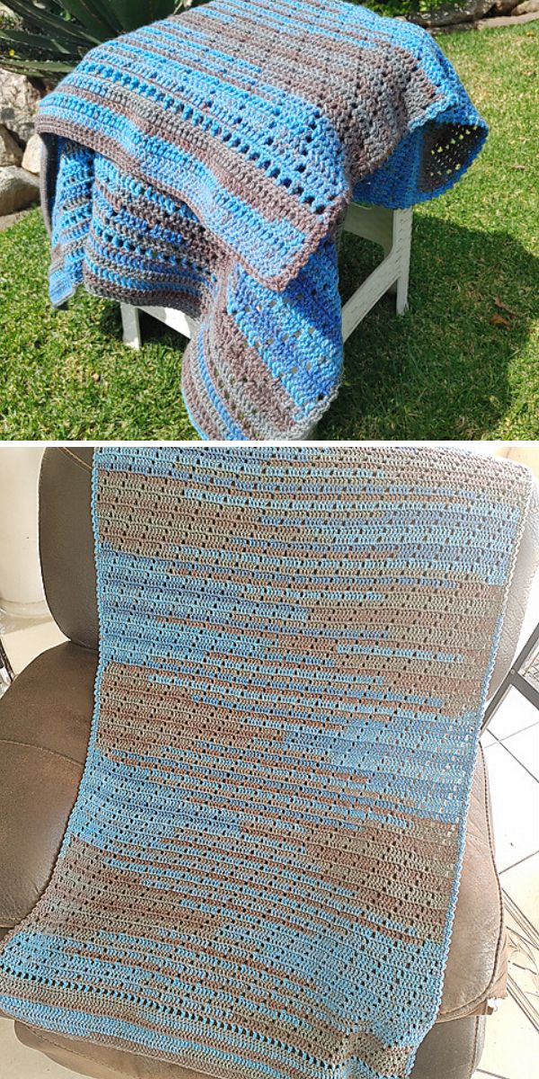 Lapghan free crochet pattern