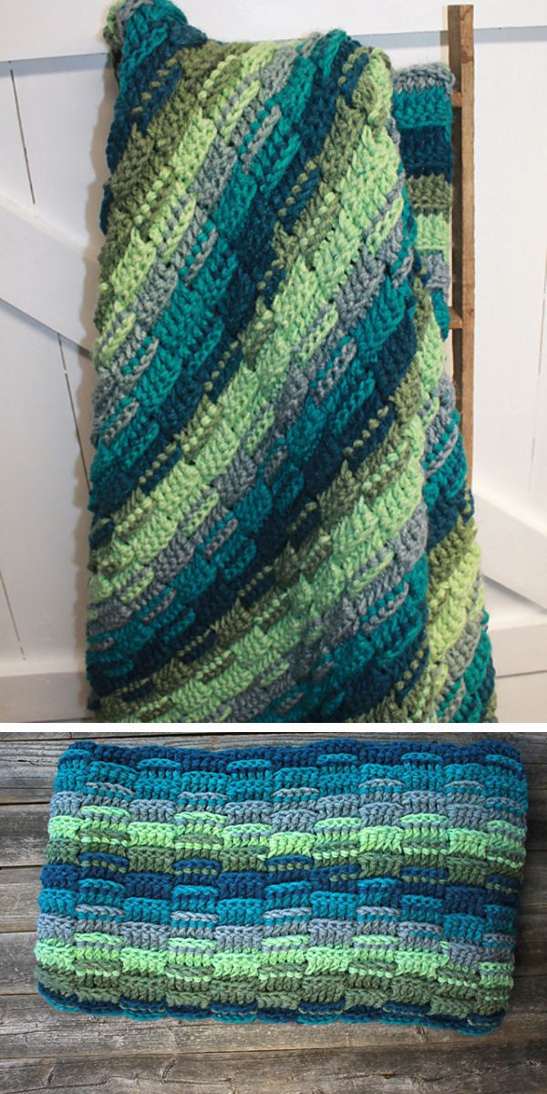 chunky blanket free crochet pattern