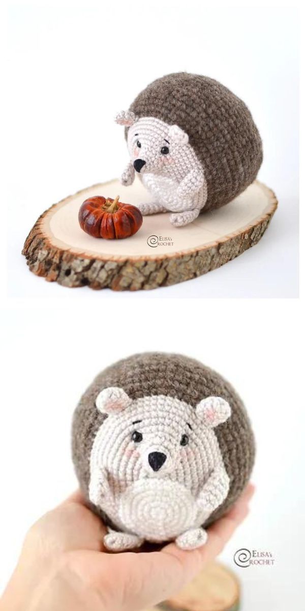 crochet hedgehog amigurumi free pattern