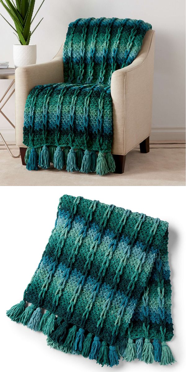 chunky blanket free crochet pattern