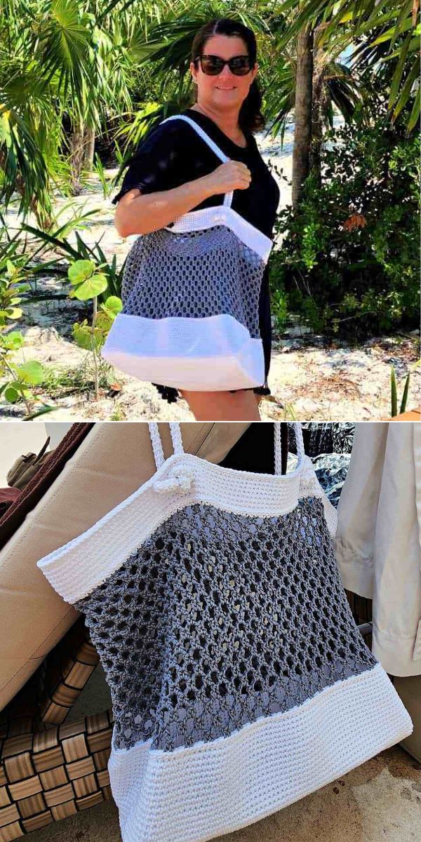 Crochet Beach Bag free pattern