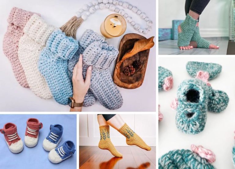 Crochet Footwear for Adults and Kids