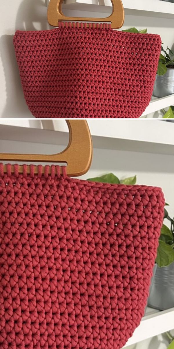 Bamboo Handle Handbag Crochet Pattern, Big Handle Bag, Handle Tote/purse  Pattern, Easy Pattern, Instant PDF Digital Download - Etsy