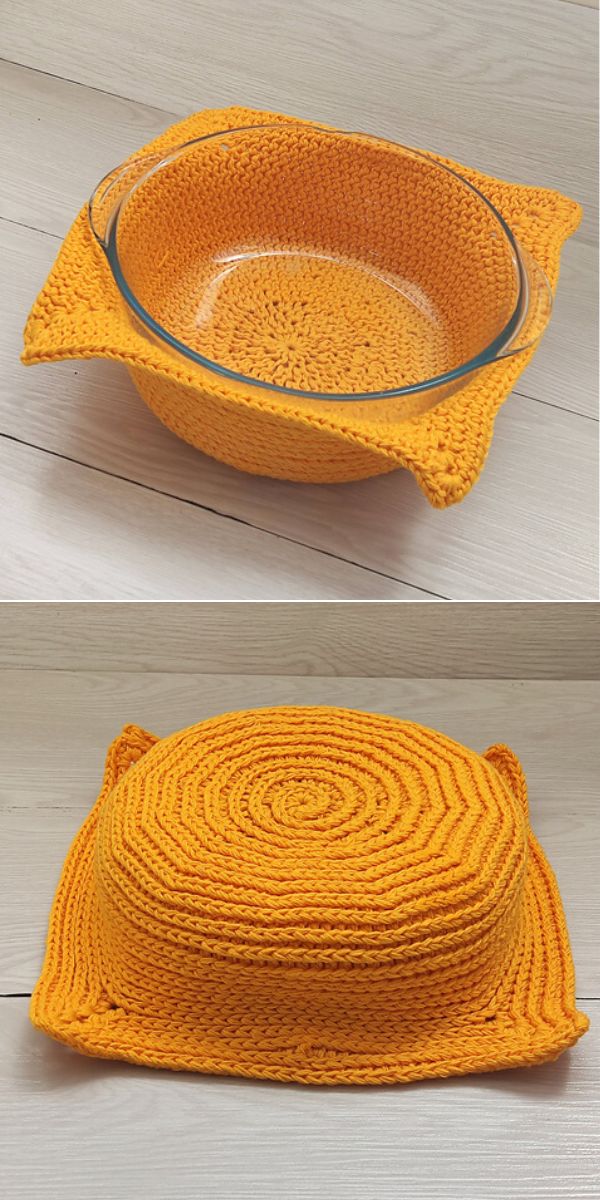 bowl cozy free crochet pattern