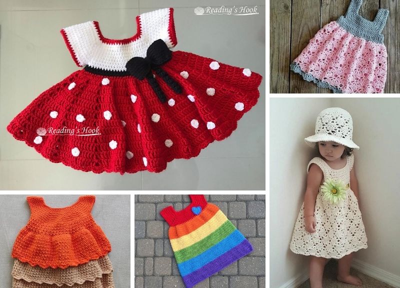 the best free baby dresses crochet patterns