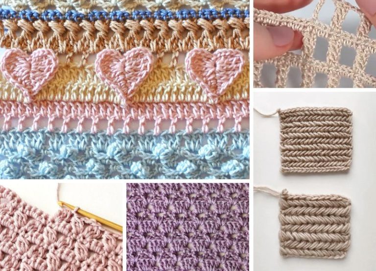 Amazing Crochet Mixed Stitch Ideas
