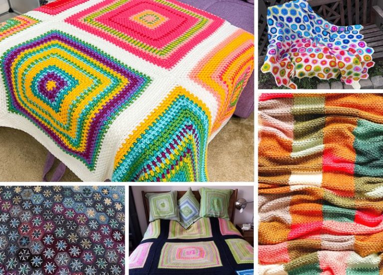 22 Colorful Temperature Crochet Blankets