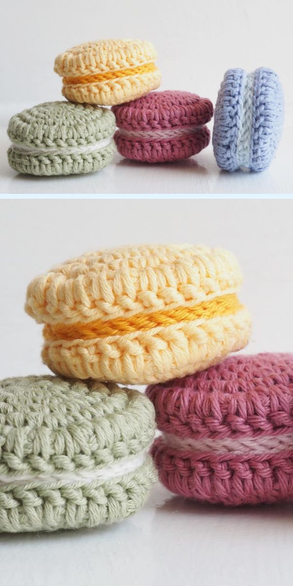 crochet macarons free pattern