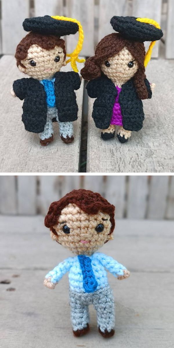 Graduation gift dolls amigurumi