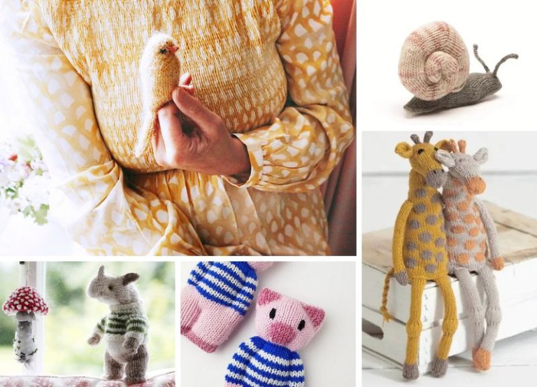 13 Lovely Plush Animals Knitting Patterns