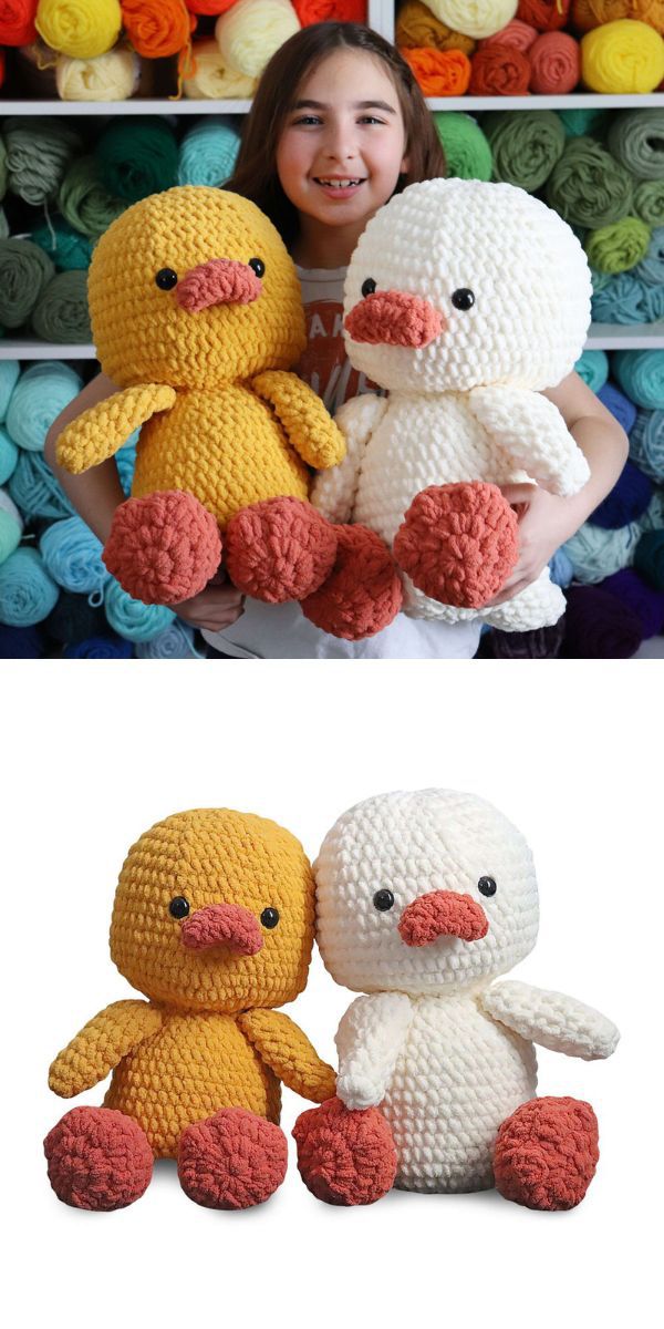 big Crochet Ducks